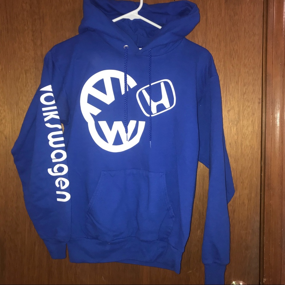 Volkswagen Honda Blue Logo Hoodie